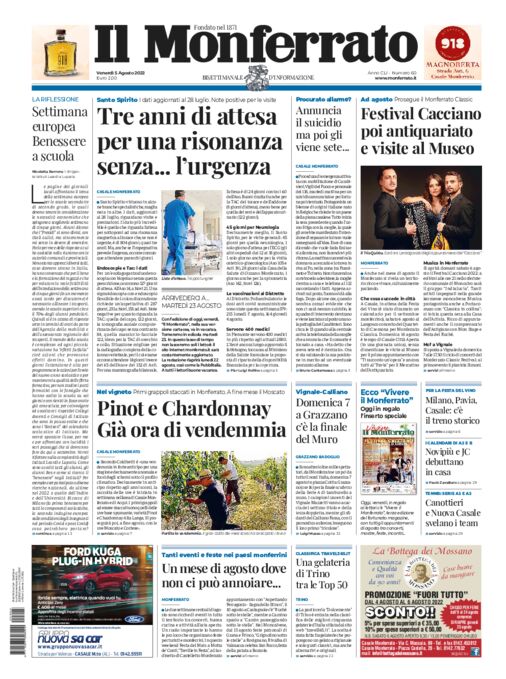 Il Monferrato - Edizione 60 del 05/08/2022